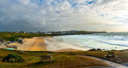 Views over Fistral Beach from The Headland